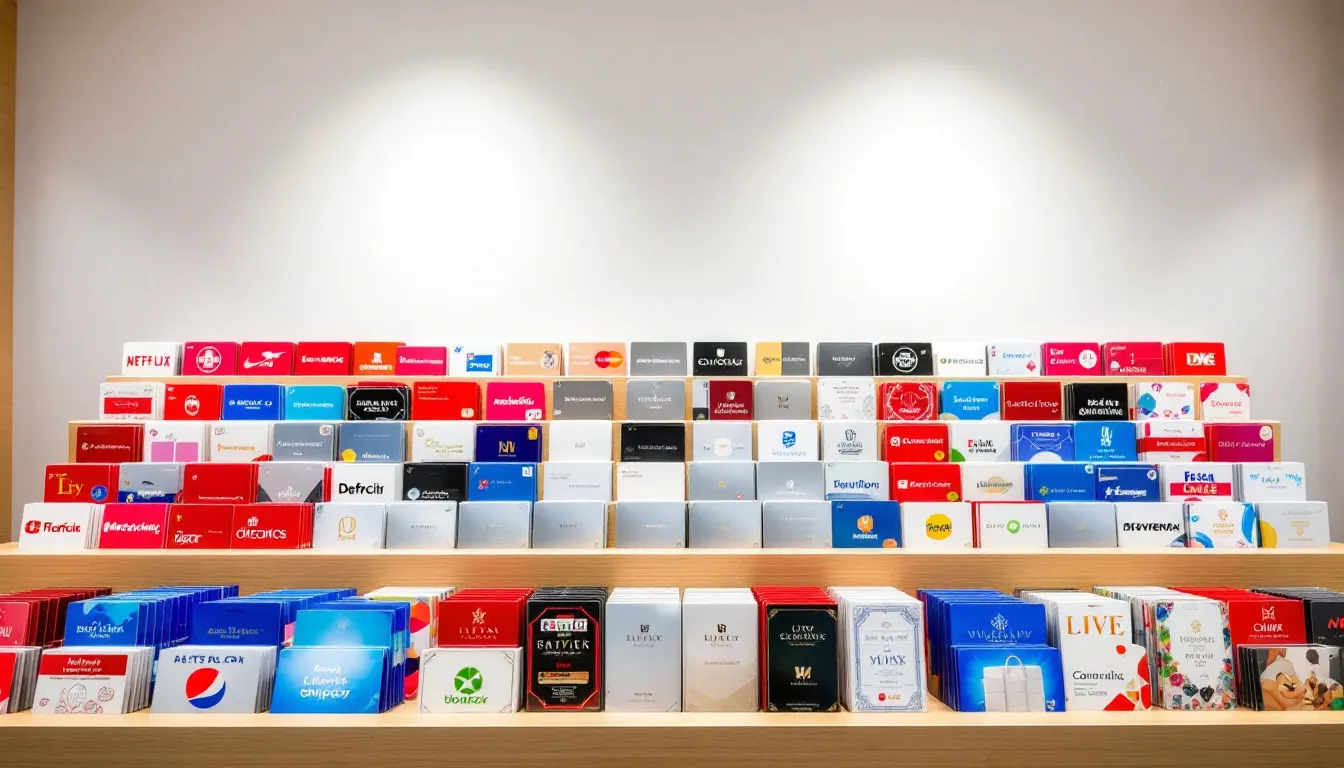 売り場には、さまざまなギフトカードが整然と陳列されており、ヤマダ電機で購入できる商品券やjcbギフトカードが目を引きます。お得に贈り物を選ぶことができる場所です。